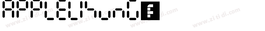 applelisung字体字体转换