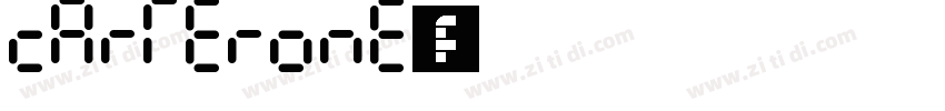 carterone字体下载字体转换