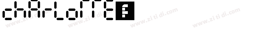 charlotte英文字体字体转换