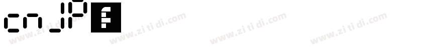 cnjp字体字体转换