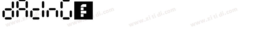 dacing字体字体转换