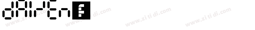 daizen字体下载字体转换