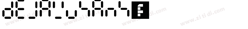 dejavusans字体字体转换