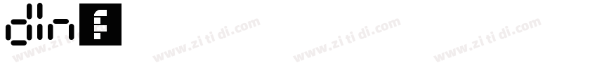 din字体字体转换
