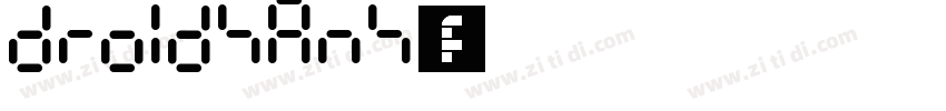 droidsans字体字体转换