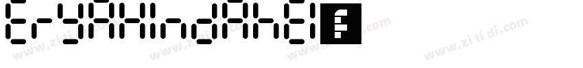 eryaxindahei字体字体转换
