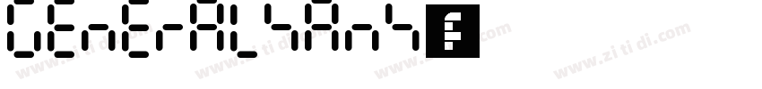 generalsans字体字体转换