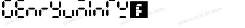 genryumintw字体下载字体转换