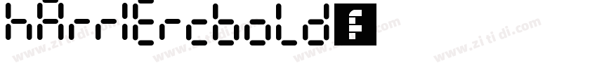 harriercbold字体下载字体转换