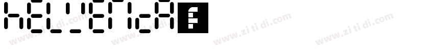 helvetica字体字体转换