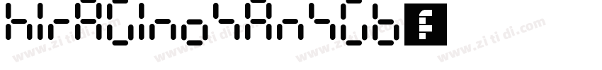 hiraginosansgb字体字体转换