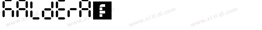 kaldera字体字体转换