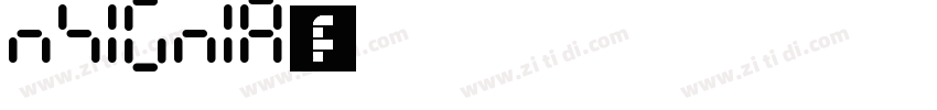 nsignia字体字体转换