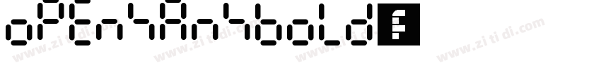 opensansbold字体字体转换