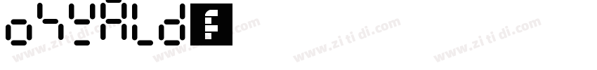 oswald字体字体转换