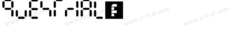 questrial字体字体转换