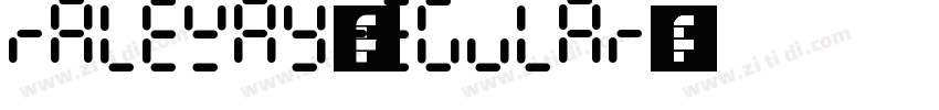 raleway-regular字体下载字体转换