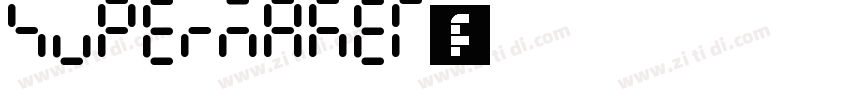 supermaket字体合集字体转换