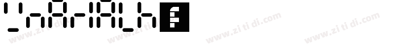 vnarialh字体字体转换