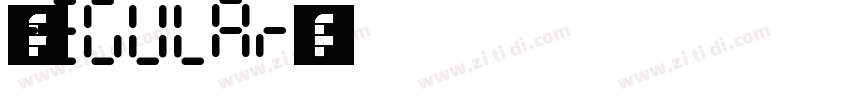 字体圈欣意吉祥宋REGULAR字体转换