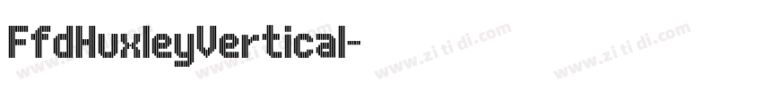 FfdHuxleyVertical字体转换
