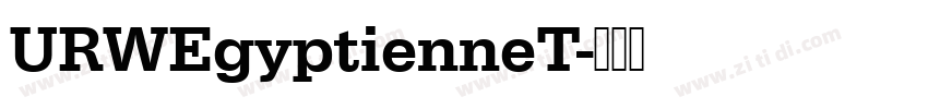 URWEgyptienneT字体转换