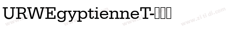 URWEgyptienneT字体转换
