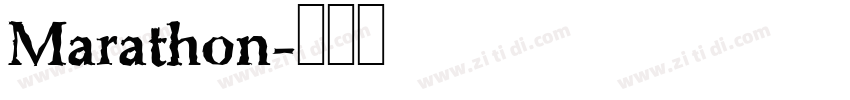 Marathon字体转换