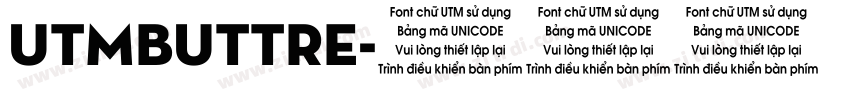 UTMButtre字体转换