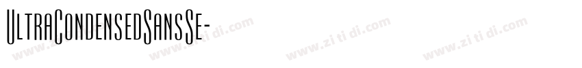 UltraCondensedSansSe字体转换