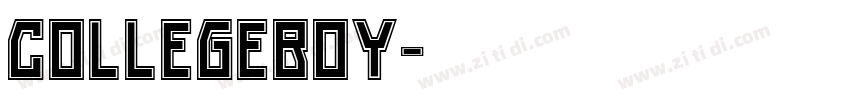 CollegeBoy字体转换