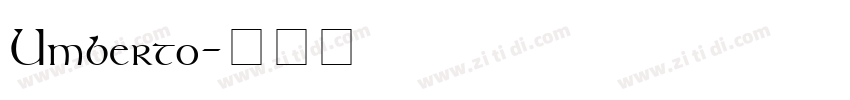 Umberto字体转换