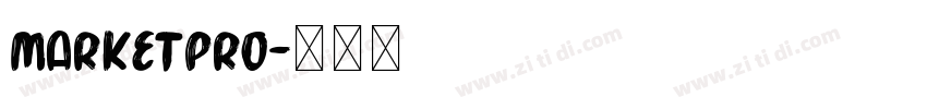 marketpro字体转换
