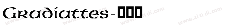 Gradiattes字体转换