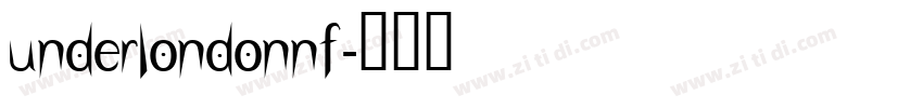 UnderLondonNF字体转换