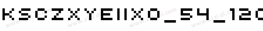 KSCZXYEIIX0_54_120字体转换