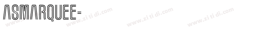 ASMarquee字体转换