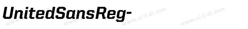 UnitedSansReg字体转换