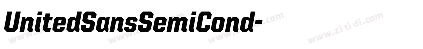 UnitedSansSemiCond字体转换