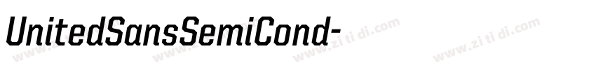 UnitedSansSemiCond字体转换