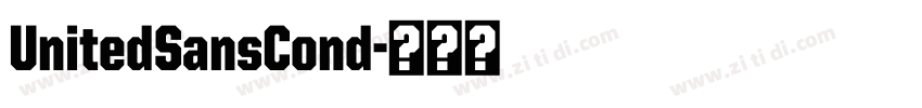UnitedSansCond字体转换