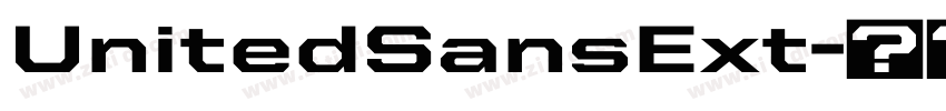 UnitedSansExt字体转换