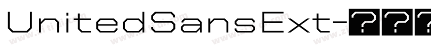UnitedSansExt字体转换