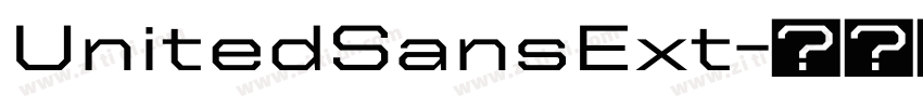 UnitedSansExt字体转换
