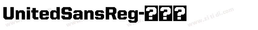 UnitedSansReg字体转换