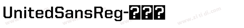 UnitedSansReg字体转换