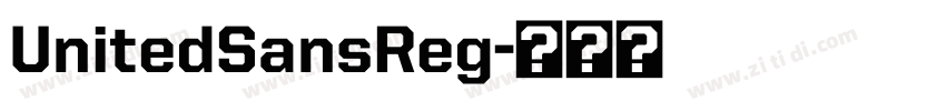 UnitedSansReg字体转换