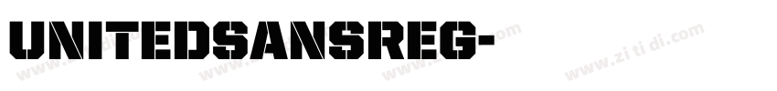 UnitedSansReg字体转换