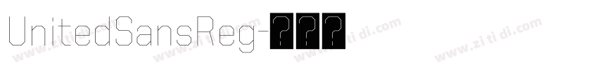 UnitedSansReg字体转换