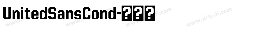 UnitedSansCond字体转换